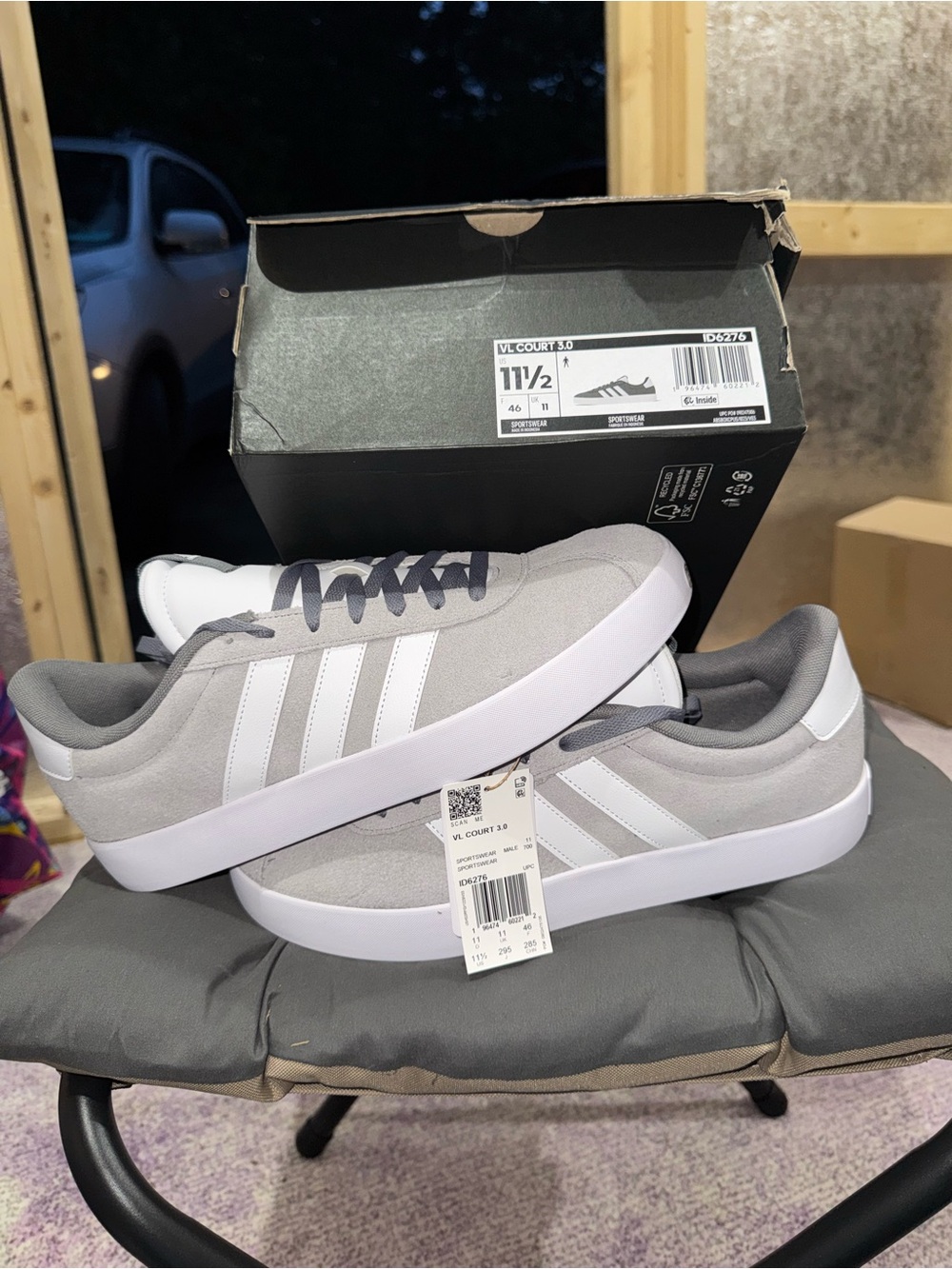 adidas VL Court 3.0 Sneakers – Men’s Size 11.5 – NWT